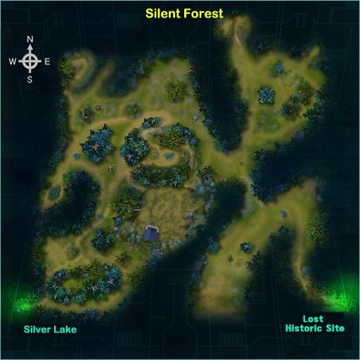 Mapa de A Silent Forest
