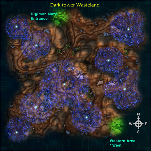 Mapa de Dark Tower Wasteland