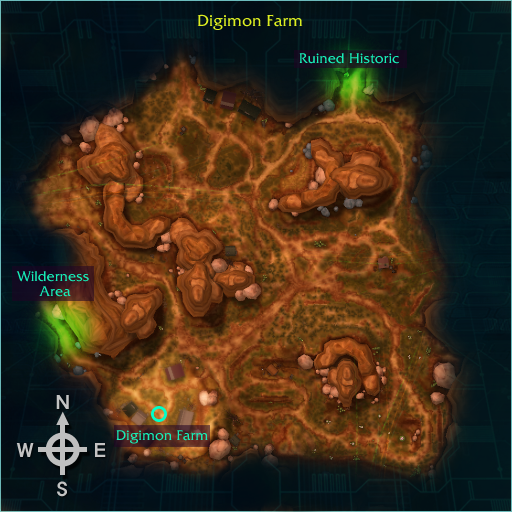 Mapa de Digimon Farm