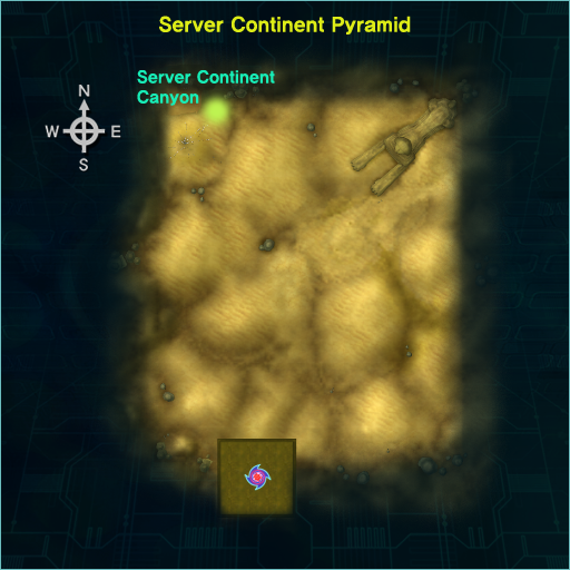 Mapa de Server Continent Pyramid