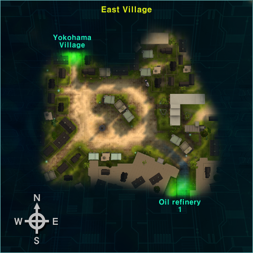 Mapa de Yokohama East Village